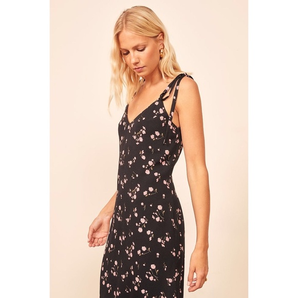 Reformation Jade Floral Open Back Dress - Picture 2 of 8